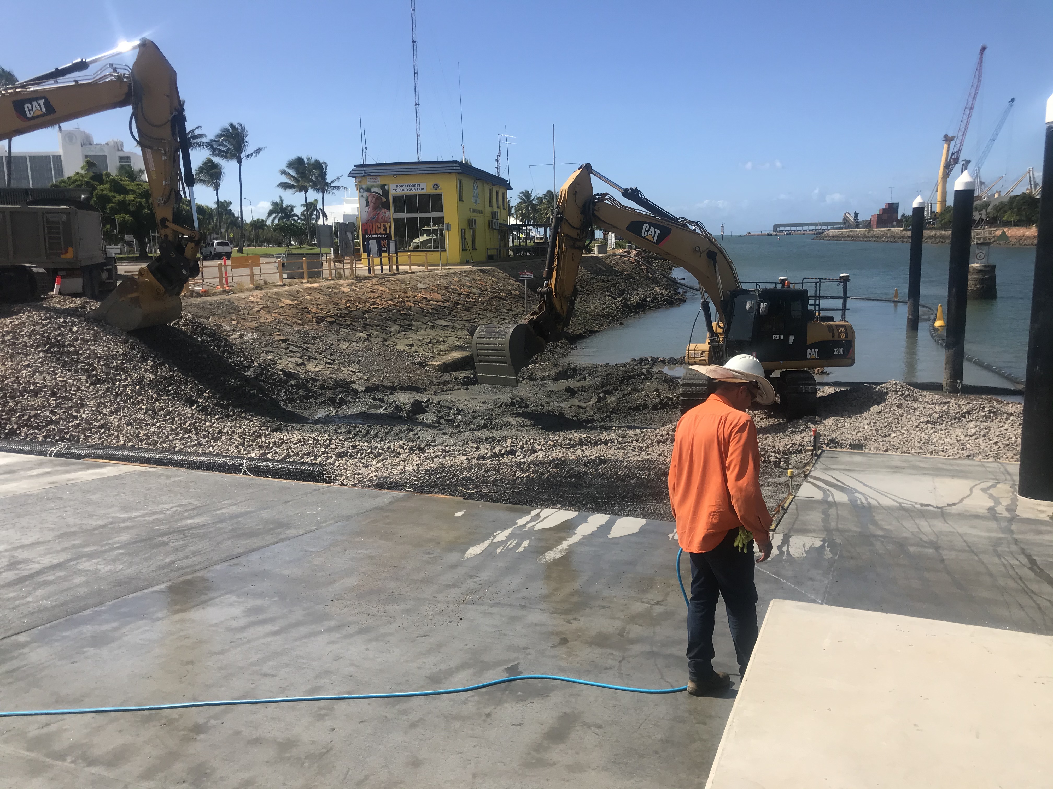 Upstream Ramps Ross Creek Boat Ramp Upgrade - CivilPlus Constructions Pty. Ltd
