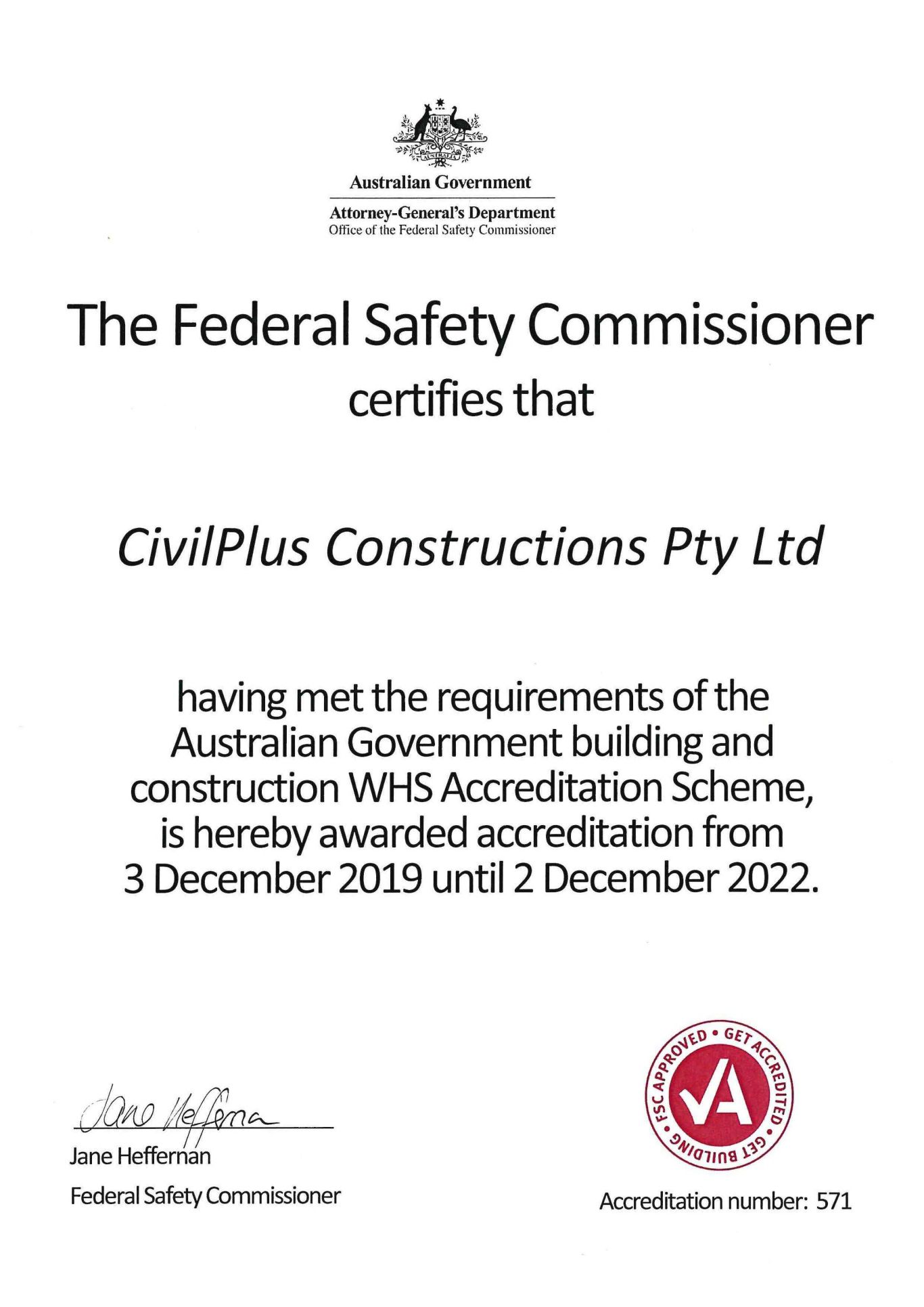 Safety Quality Environmental Management CivilPlus Constructions